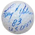 Larry Nelson Signed Titleist Logo Golf Ball with '83 US Open' JSA ALOA