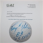 Larry Nelson Signed Titleist Logo Golf Ball with '83 US Open' JSA ALOA