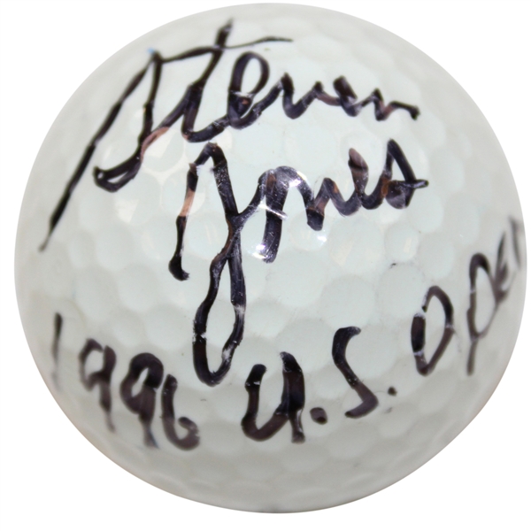 Steve Jones Signed Dunlop Logo Golf Ball with 1996 US Open JSA ALOA