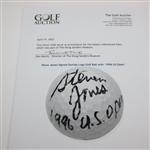 Steve Jones Signed Dunlop Logo Golf Ball with '1996 US Open' JSA ALOA