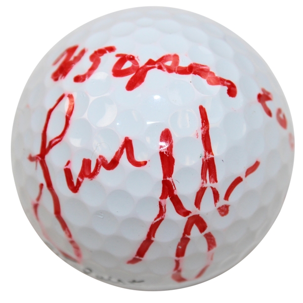 Lucas Glover Signed Titleist Logo Golf Ball with US Open 2009 JSA ALOA