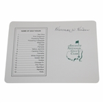Herman Keiser Signed Augusta National Golf Club Scorecard JSA ALOA