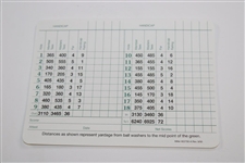Herman Keiser Signed Augusta National Golf Club Scorecard JSA ALOA