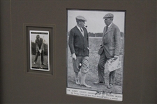 The Great Triumvirate Taylor, Braid & Vardon Signed Framed Display JSA ALOA