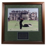Tiger Woods Signed 2000 Open 'Complete Career Grand Slam' Framed Photo LTD ED #140/500 UDA #BAH87641