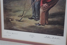 1971 Tom Morris & Alan Robertson 'The Putt' at St Andrews Ltd Ed 113/500 by Artist FBM - Framed