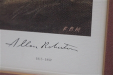 1971 Tom Morris & Alan Robertson 'The Putt' at St Andrews Ltd Ed 113/500 by Artist FBM - Framed