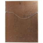 1971 Tom Morris & Alan Robertson 'The Putt' at St Andrews Ltd Ed 113/500 by Artist FBM - Framed