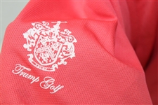 John Daly Signed Personal Chevrolet Pink Polo 3XL Golf Shirt w/Sponsors JSA ALOA