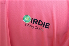 John Daly Signed Personal Chevrolet Pink Polo 3XL Golf Shirt w/Sponsors JSA ALOA