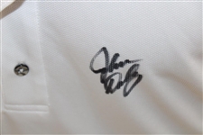 John Daly Signed Personal White Polo 3XL Golf Shirt JSA ALOA
