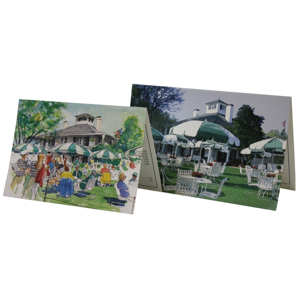 Two (2) Augusta National Golf Club Clubhouse Breakfast & Lunch Menus
