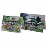 Two (2) Augusta National Golf Club 'Clubhouse' Breakfast & Lunch Menus
