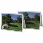 Two (2) 2004 Masters Breakfast/Lunch Menus w/Hole No. 3 'Flowering Peach' Cover