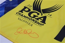 Rory McIlroy Signed 2014 PGA Championship At Valhalla Screen Flag JSA #V87398