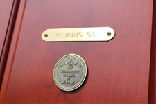 Tom Morris Sr.'s Original World Golf Hall of Fame Cherry Wood Locker Door #25