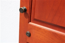 Tom Morris Sr.'s Original World Golf Hall of Fame Cherry Wood Locker Door #25