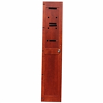 Tom Morris Sr.'s Original World Golf Hall of Fame Cherry Wood Locker Door #25