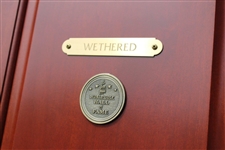 Joyce Wethered's Original World Golf Hall of Fame Cherry Wood Locker Door #22