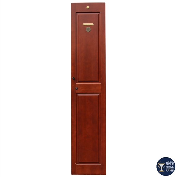 Annika Sorenstams Original World Golf Hall of Fame Cherry Wood Locker Door #100