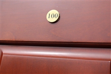 Annika Sorenstam's Original World Golf Hall of Fame Cherry Wood Locker Door #100