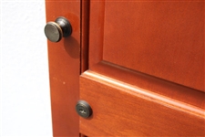 Annika Sorenstam's Original World Golf Hall of Fame Cherry Wood Locker Door #100