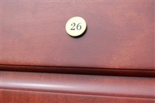 Jerome Travers' Original World Golf Hall of Fame Cherry Wood Locker Door #26