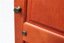 Jerome Travers' Original World Golf Hall of Fame Cherry Wood Locker Door #26