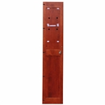 Jerome Travers' Original World Golf Hall of Fame Cherry Wood Locker Door #26