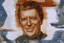 Original Gary Player Grand Slam Oil On Linen Painting By Artist Robert Fletcher