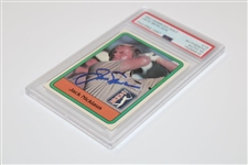 Jack Nicklaus Signed 1981 Donruss PGA Tour Rookie Card PSA Auto Grade GEM-MT 10 #74269419