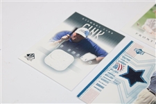 Seven (7) UD Tournament Used Shirt Patch Cards - Front 9, Course Classics, Tour Swatch & America's Best 