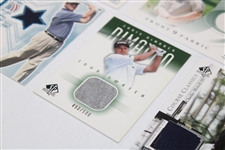 Seven (7) UD Tournament Used Shirt Patch Cards - Front 9, Course Classics, Tour Swatch & America's Best 