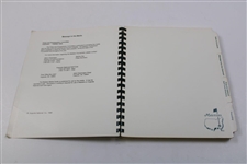 1997 Masters Tournament Official Media Guide - Tiger's First Green Jacket