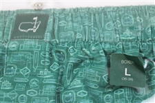 2024 Masters Tournament Logo Berckmans Place Peter Millar Green Boxers - Large