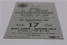 1967 US Open at Baltusrol 3rd Round Ticket
