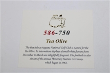 2024 Masters Tournament Ltd Ed Coin #586/750 in Box w/Card - Hole One Tea Olive