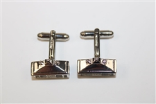Masters Tournament Clubhouse Silver Cuff Links in Original Box - Made in Italy