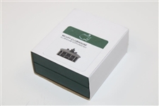 Masters Tournament Clubhouse Silver Cuff Links in Original Box - Made in Italy