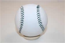 Masters Links Kings White Commemorative Baseball with Green Laces and Embroidered Logo