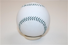 Masters Links Kings White Commemorative Baseball with Green Laces and Embroidered Logo