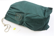 Masters Tournament Green Leather Football with Wood Stand in Bag