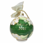 Masters Tournament Ceramic Holiday Ornament Green Dogwood in Box
