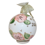 Masters Tournament Ceramic Holiday Ornament White Azalea  in Box