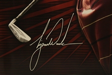 Tiger Woods 2004 Upper Deck Sunday Red Poster - Facsimile Signature