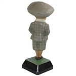 c.1930's Large Penfold Man Statue w/Pipe & Base - Good Condition