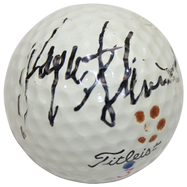 Payne Stewart Signed Titleist 3 Logo Golf Ball JSA ALOA