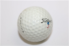 Payne Stewart Signed Titleist 3 Logo Golf Ball JSA ALOA