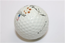 Payne Stewart Signed Titleist 3 Logo Golf Ball JSA ALOA