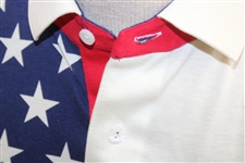 Payne Stewart's 1990 World Cup Tournament Winning NFL Logo Red/White/Blue Shirt w/Pants